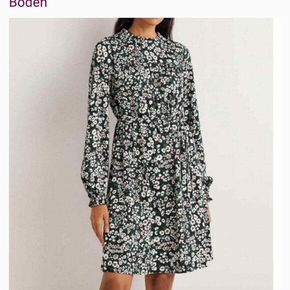 Boden Dresses & Skirts - Boden Woman's Easy Yoke Mini Jersey In Heart Bloom Floral Summer Dress Sz 10L